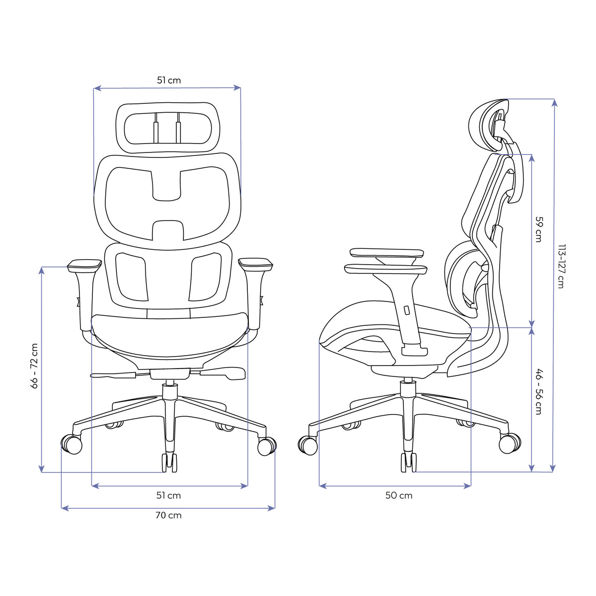 Cadeira Ergonômica Elements Siggy